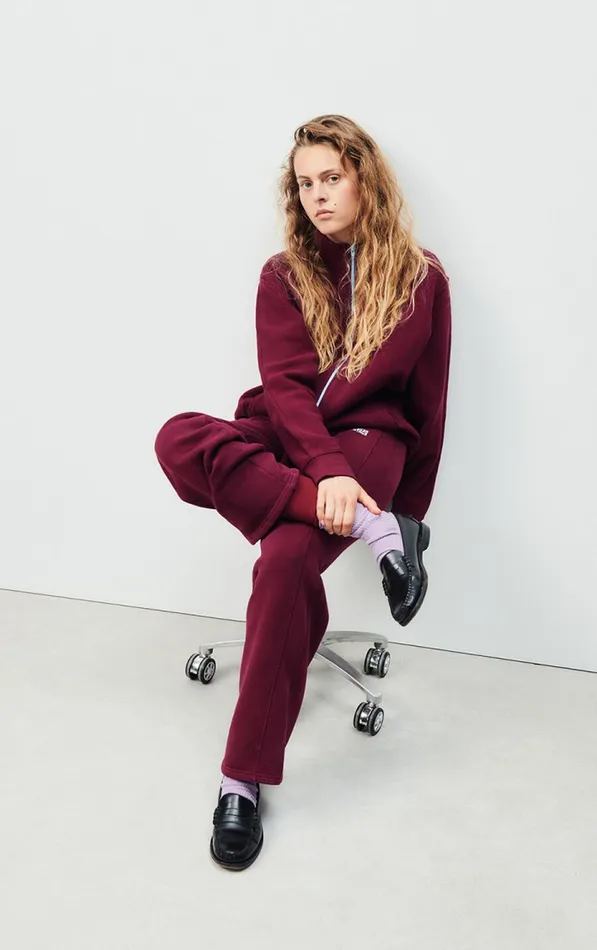 Joggers Izubird Vintage Burgundy Women American Vintage Joggers and Leggings Joggers Izubird Vintage Burgundy Women American Vintage Joggers and Leggings