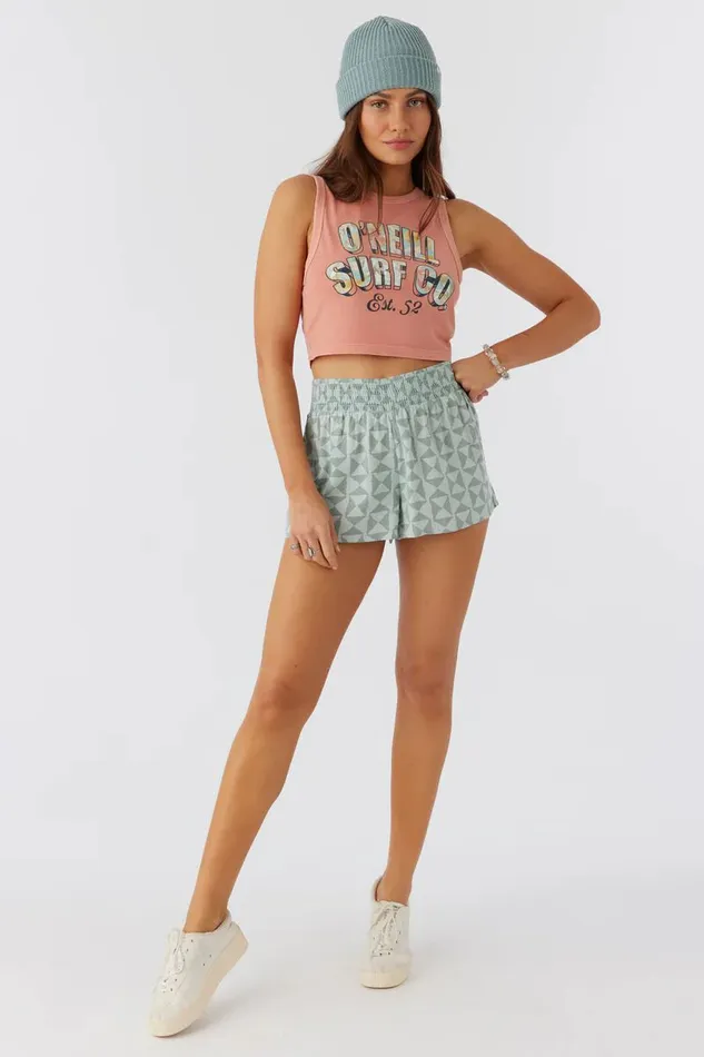 JONIE AMOR GEO BEACH SHORTS Blue Haze Women O039NEILL Clothing