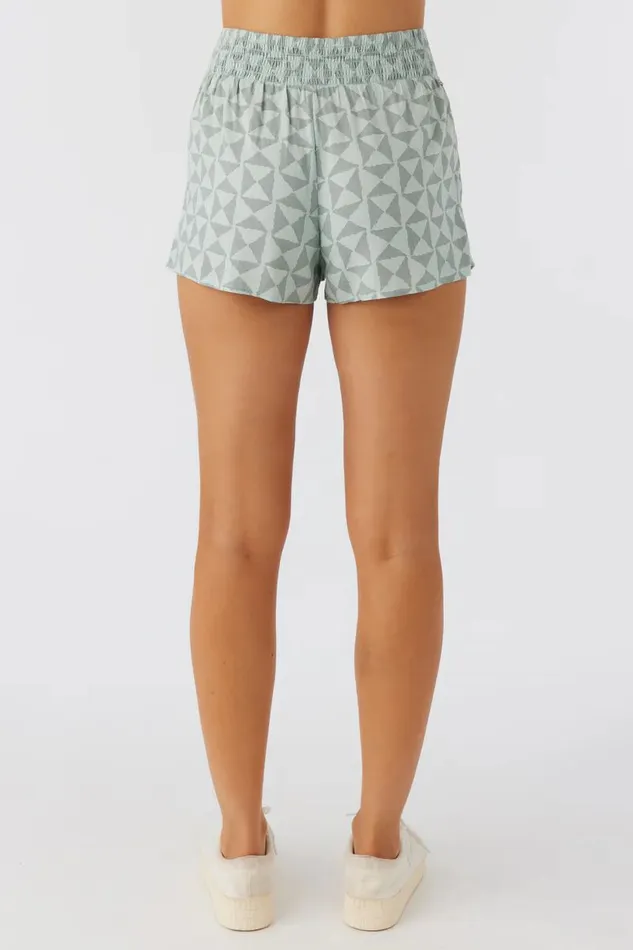 JONIE AMOR GEO BEACH SHORTS Blue Haze Women O039NEILL Clothing