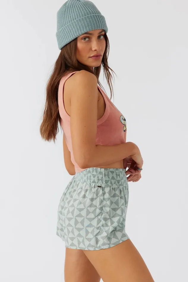 JONIE AMOR GEO BEACH SHORTS Blue Haze Women O039NEILL Clothing