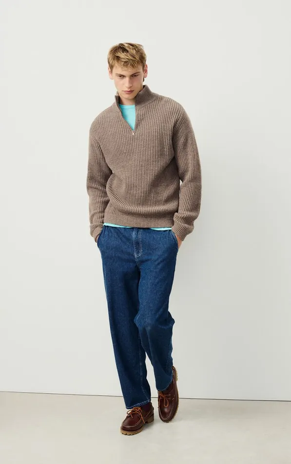Jumper Crashway Mole Melange Men American Vintage Jumpers and Cardigans Jumper Crashway Mole Melange Men American Vintage Jumpers and Cardigans