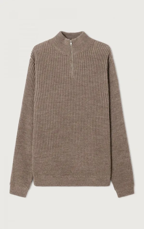 Jumper Crashway Mole Melange Men American Vintage Jumpers and Cardigans Jumper Crashway Mole Melange Men American Vintage Jumpers and Cardigans
