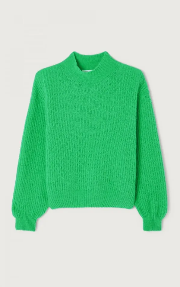 Jumper East Fluorescent Frog Women American Vintage Jumpers and Cardigans