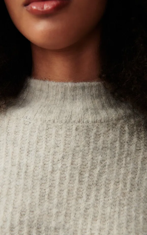Jumper East Melange Powder Snow Women American Vintage Jumpers and Cardigans Jumper East Melange Powder Snow Women American Vintage Jumpers and Cardigans