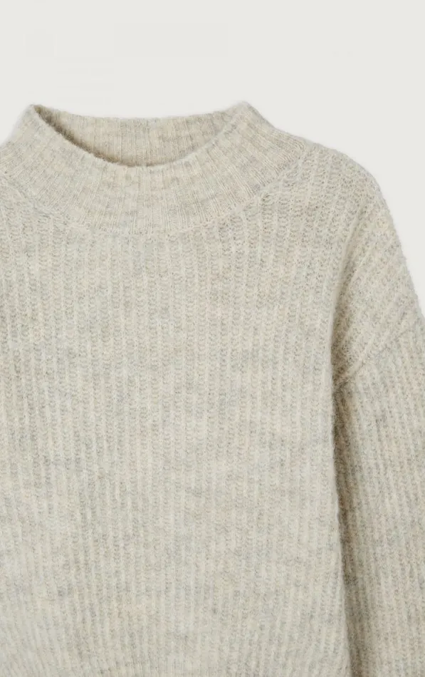 Jumper East Melange Powder Snow Women American Vintage Jumpers and Cardigans Jumper East Melange Powder Snow Women American Vintage Jumpers and Cardigans
