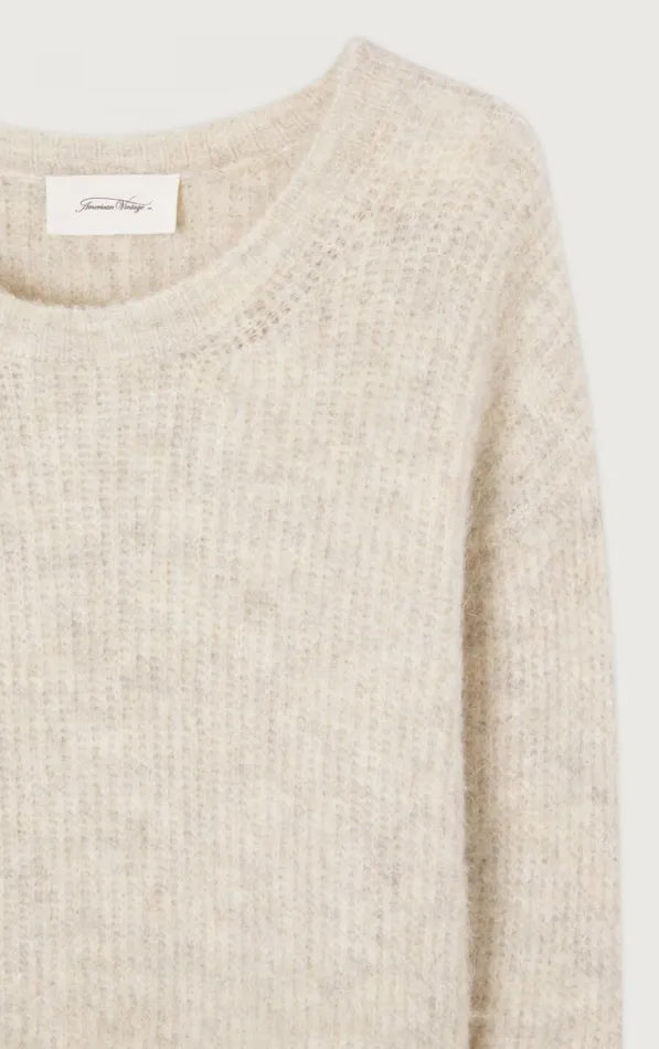 Jumper East Melange Powder Snow Women American Vintage Jumpers and Cardigans Jumper East Melange Powder Snow Women American Vintage Jumpers and Cardigans