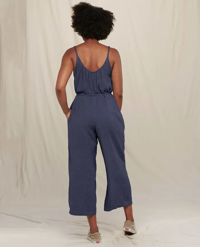 Jumpsuits and Overalls Taj Hemp Strappy Jumpsuit True Navy ToadandCo Women8217s