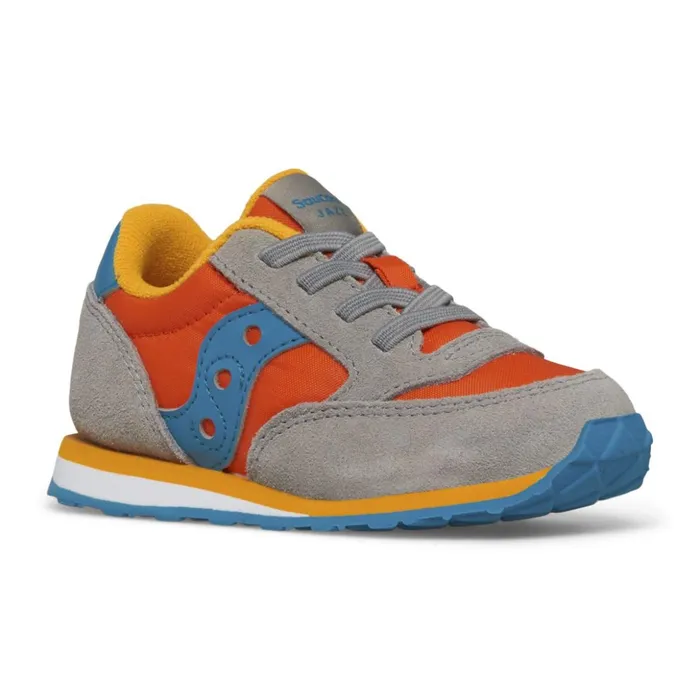 Kids Jazz Jr Sneaker Greyorangeblue Saucony