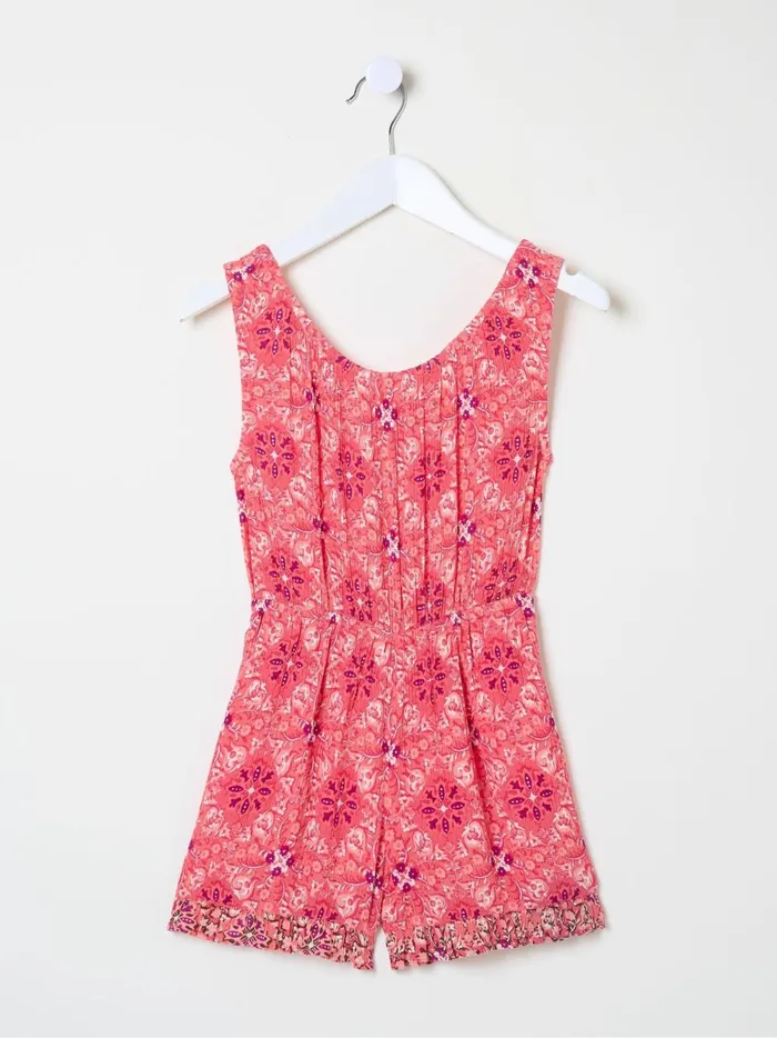 Kids Jumpsuits and Playsuits Fat Face Amelia Geo Print Pink Print Playsuit Kids Jumpsuits and Playsuits Fat Face Amelia Geo Print Pink Print Playsuit