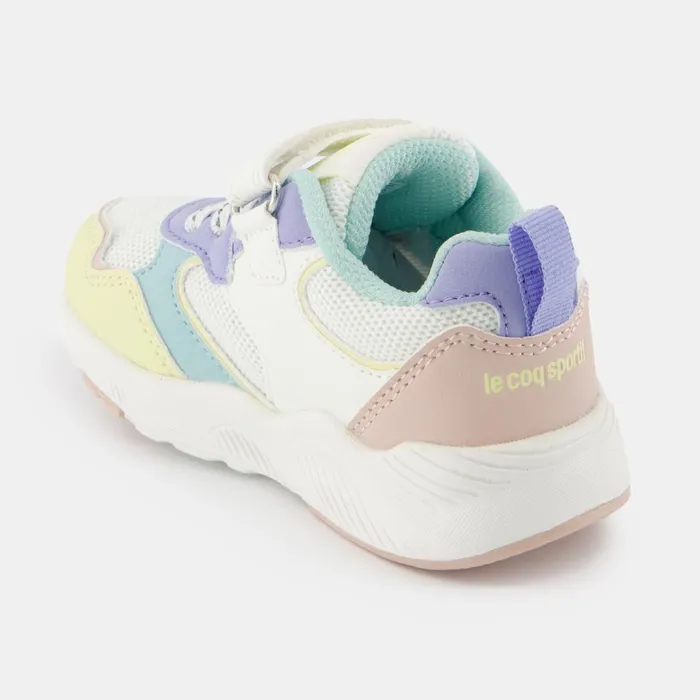 Kids Le Coq Sportif Baby And Toddler CHAUSSURES Bb Shoes LCS RUNNER GIRL INF Kids Optical Whitepink