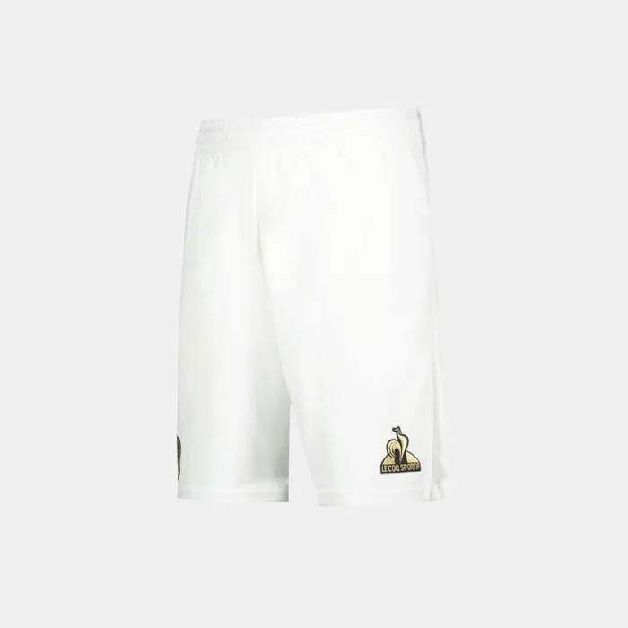 Kids Le Coq Sportif Shorts OGC Nice 8211 Match Outfit Shorts Kids New Optical White