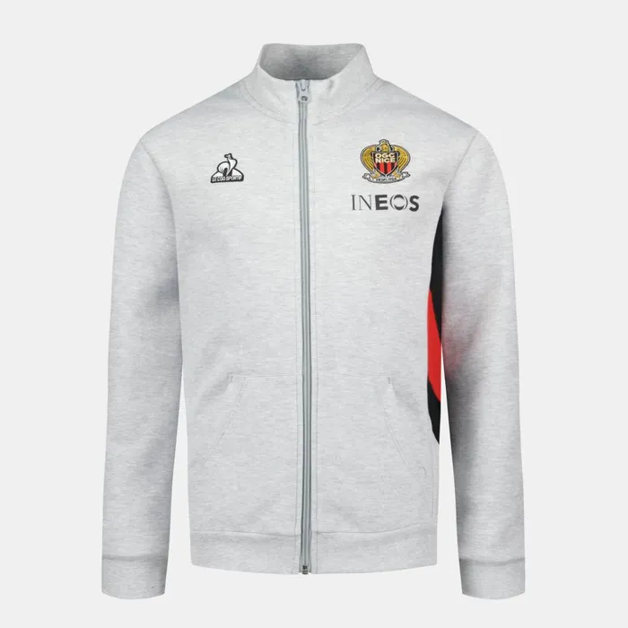 Kids Le Coq Sportif Sweatshirts And Hoodies OGC Nice ZipUp Sweatshirtshirt Kids