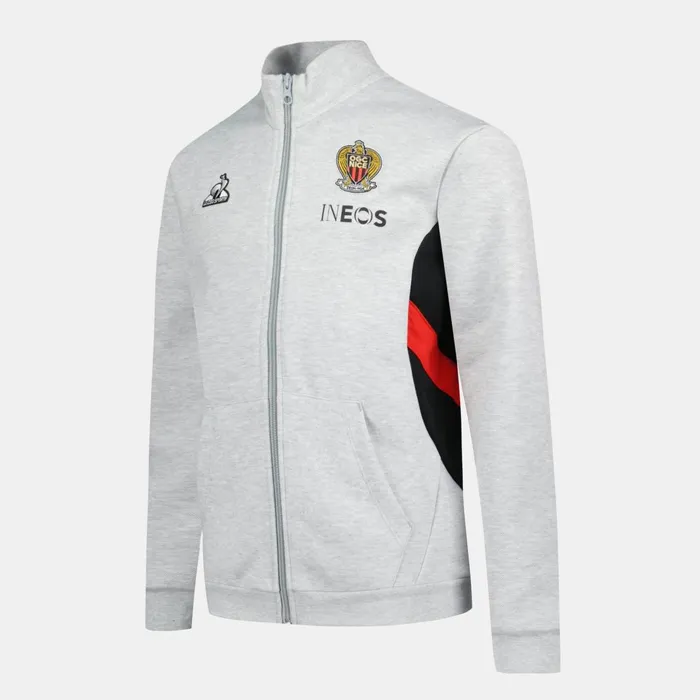 Kids Le Coq Sportif Sweatshirts And Hoodies OGC Nice ZipUp Sweatshirtshirt Kids