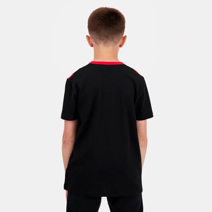 Kids Le Coq Sportif Tshirts OGC Nice TShirt Kids Blackred N