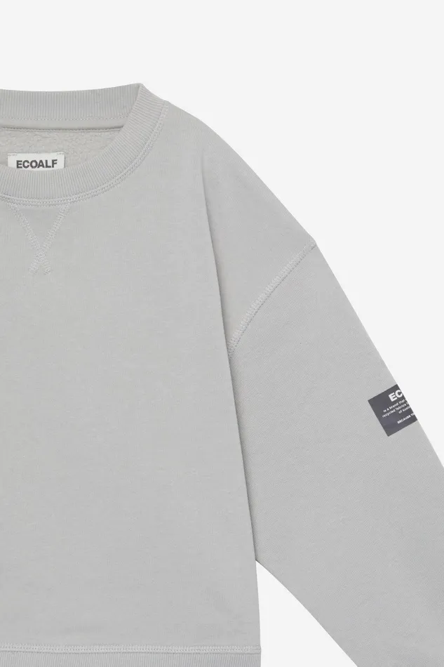 Kids Light Grey Mossa Sweatshirt Ecoalf Sweatshirts