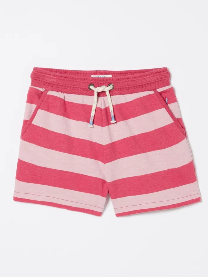 Kids Shorts Fat Face Luna Pink Sweat Shorts