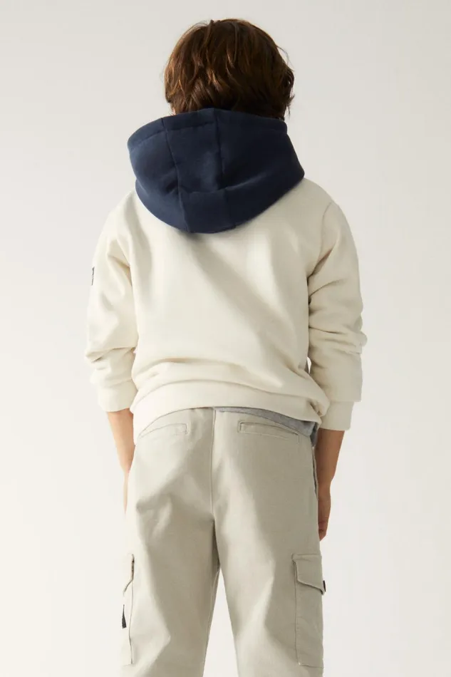 Kids White Chicoboy Sweatshirt Ecoalf Sweatshirts