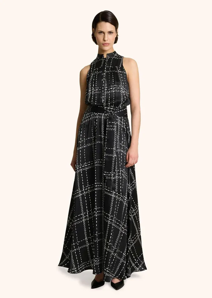 Kiton Dresses PRINTED SILK EVENING GOWN 8211 Women Kiton Dresses PRINTED SILK EVENING GOWN 8211 Women