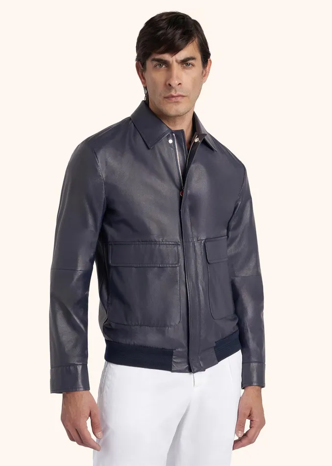 Kiton Outerwear BLOUSON LAMBSKIN 8211 Men Kiton Outerwear BLOUSON LAMBSKIN 8211 Men