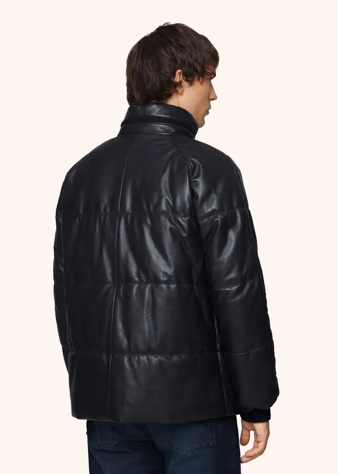 Kiton Outerwear NAPPA LEATHER QUILTED JACKET 8211 Men Kiton Outerwear NAPPA LEATHER QUILTED JACKET 8211 Men