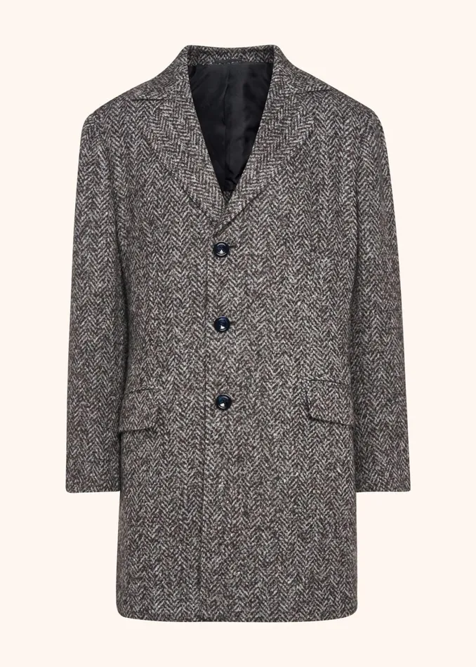 Kiton Outerwear OUTDOOR JACKET VIRGIN WOOL 8211 Men