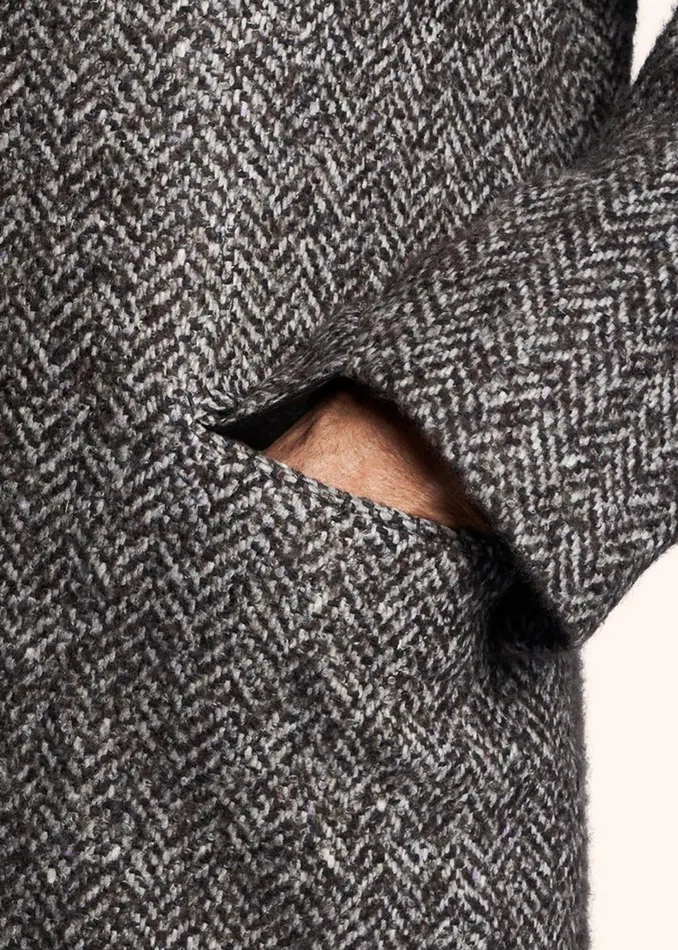 Kiton Outerwear OUTDOOR JACKET VIRGIN WOOL 8211 Men Kiton Outerwear OUTDOOR JACKET VIRGIN WOOL 8211 Men