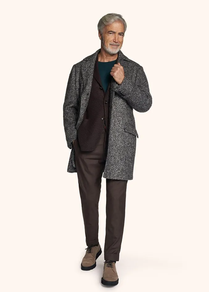 Kiton Outerwear OUTDOOR JACKET VIRGIN WOOL 8211 Men Kiton Outerwear OUTDOOR JACKET VIRGIN WOOL 8211 Men