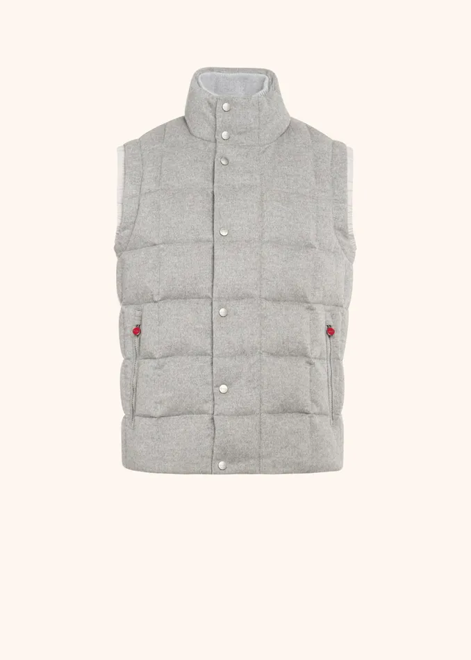 Kiton Outerwear VEST Cashmere 8211 Men