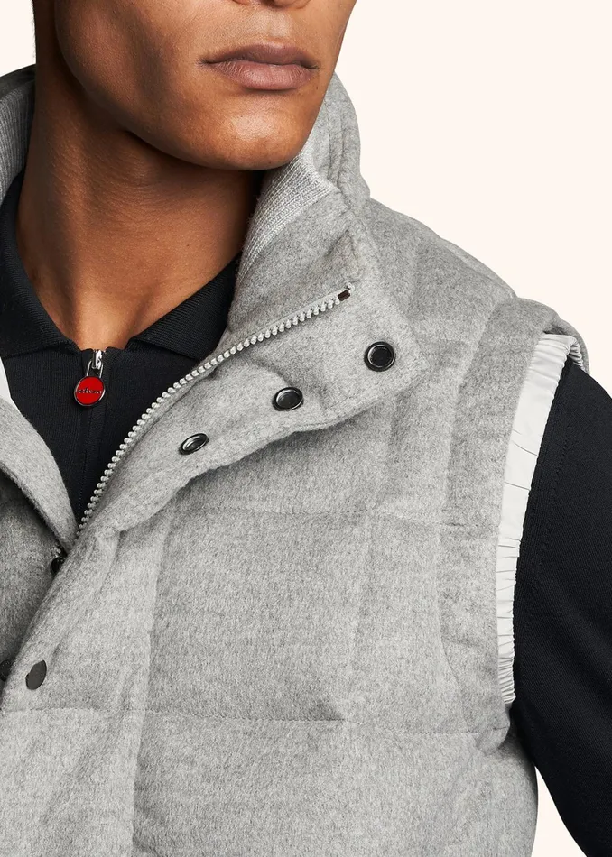 Kiton Outerwear VEST Cashmere 8211 Men Kiton Outerwear VEST Cashmere 8211 Men