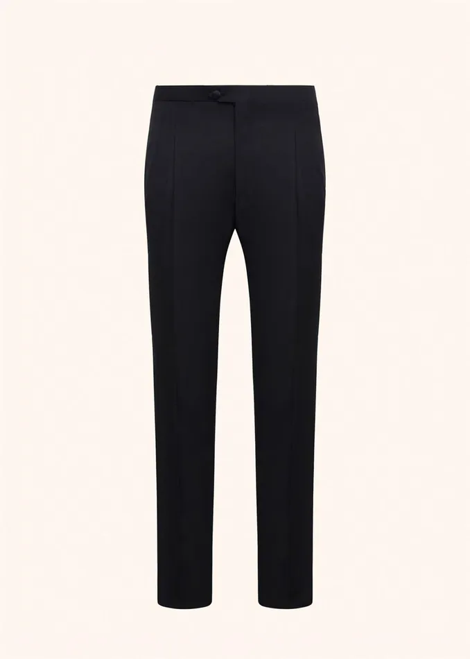 Kiton Pants TUXEDO TROUSERS WOOL 8211 Men