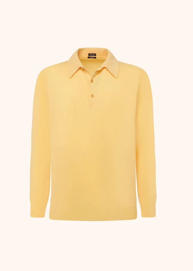 Kiton Polo And TShirts POLOSHIRT LS COTTON 8211 Men