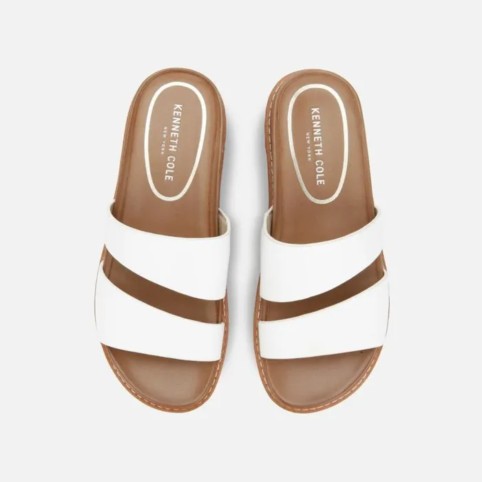 Laney Lightweight Slide With Eva White Women Kenneth Cole Sandals