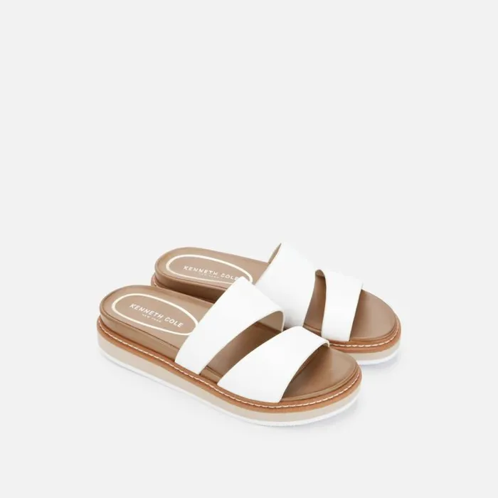 Laney Lightweight Slide With Eva White Women Kenneth Cole Sandals