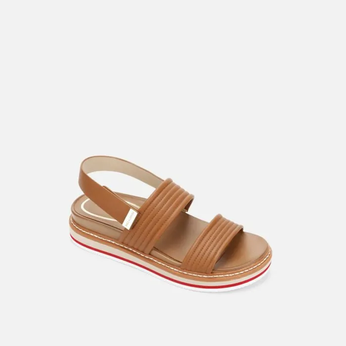 Laney Slingback Sandal With Eva Cognac Women Kenneth Cole Sandals