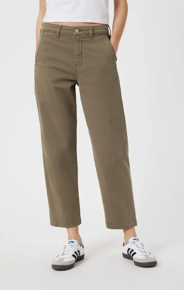 Lauren Straight Chino In Dusky Casual Twill Women Mavi Jeans Pants Lauren Straight Chino In Dusky Casual Twill Women Mavi Jeans Pants