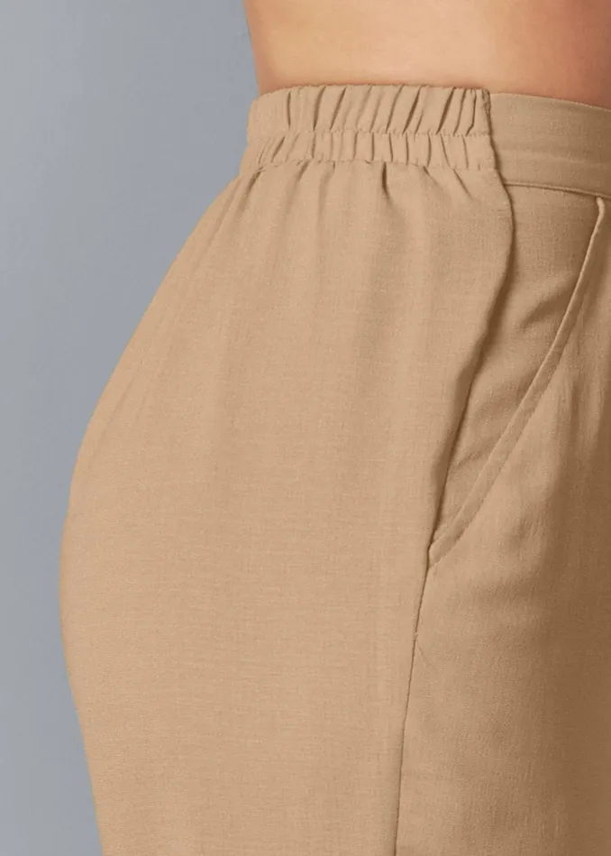 LIGHTWEIGHT CARGO PANTS Camel Women VENUS Casual