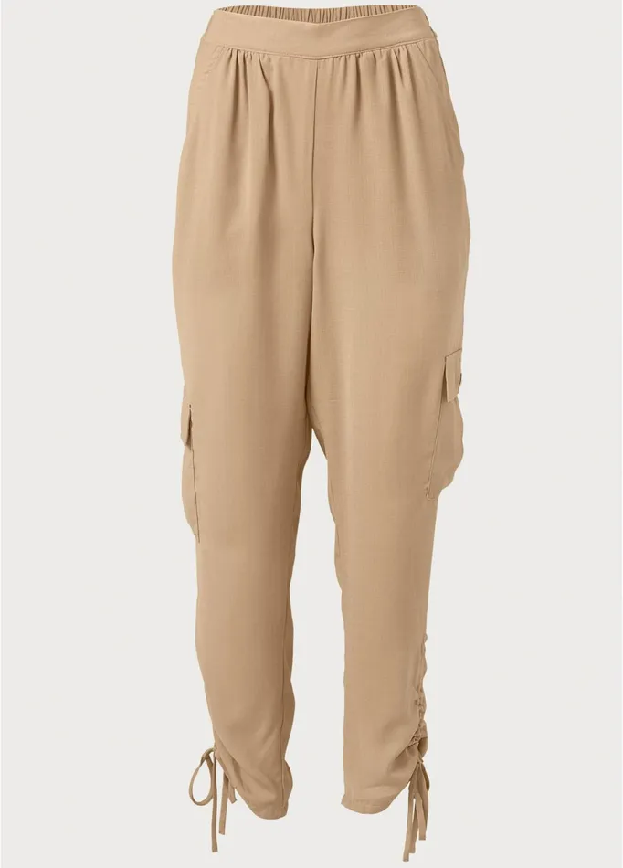 LIGHTWEIGHT CARGO PANTS Camel Women VENUS Casual