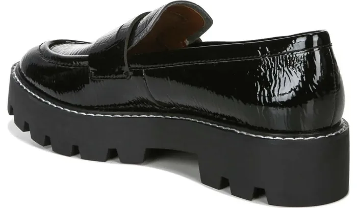 Loafers Women Franco Sarto Franco Balin Platform Loafer Black Patent