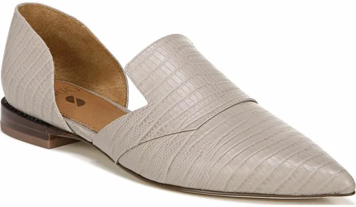 Loafers Women Franco Sarto Sarto Toby D039Orsay Flat Taupe Snake Print Leather Loafers Women Franco Sarto Sarto Toby D039Orsay Flat Taupe Snake Print Leather