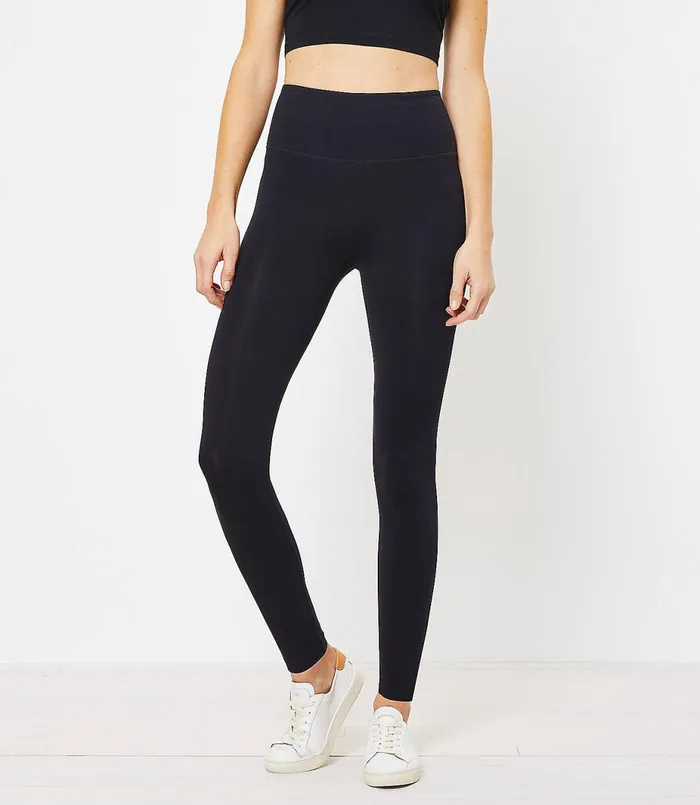 LOFT Lou and Grey High Rise Essential Leggings Forever Navy Women Loungewear