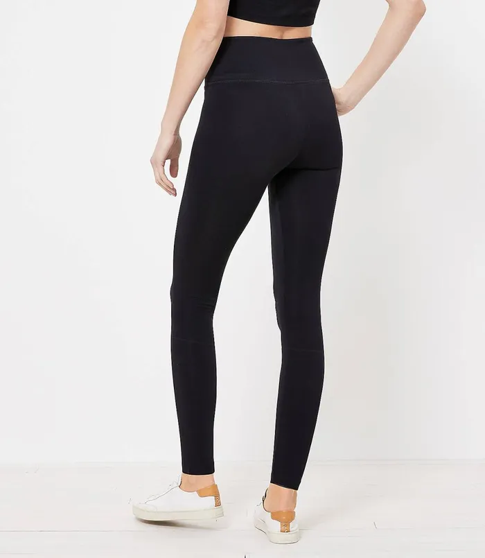 LOFT Lou and Grey High Rise Essential Leggings Forever Navy Women Loungewear