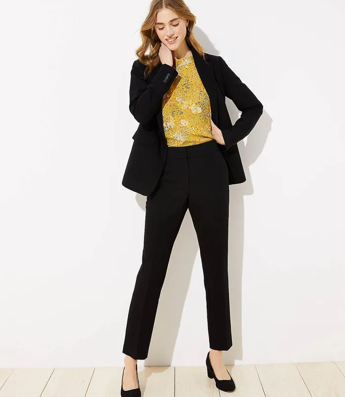 LOFT Petite Slim Pencil Pants Black Women Petite Pants
