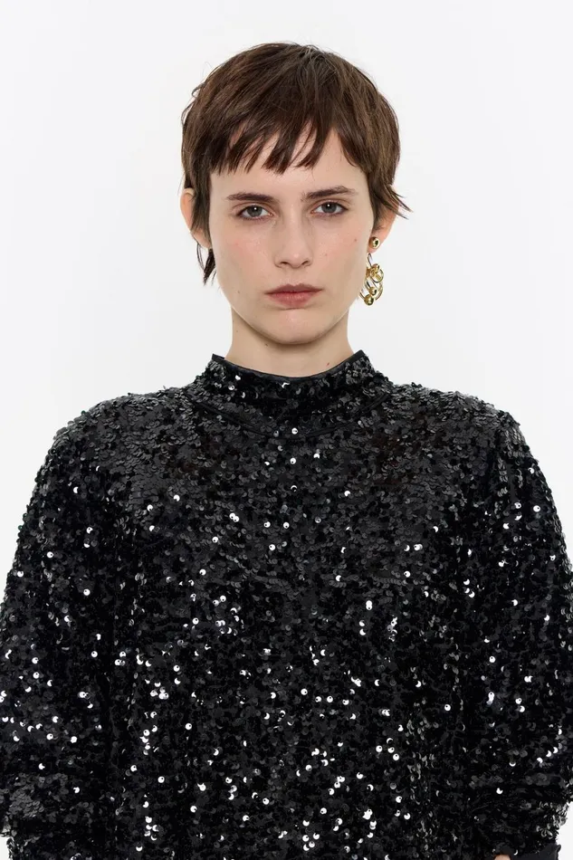 Long Black Sequin Dress Black Women Bimba Y Lola Dresses And Jumpsuits Long Black Sequin Dress Black Women Bimba Y Lola Dresses And Jumpsuits