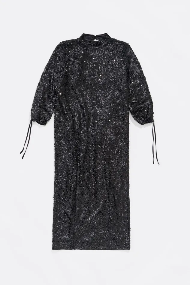 Long Black Sequin Dress Black Women Bimba Y Lola Dresses And Jumpsuits Long Black Sequin Dress Black Women Bimba Y Lola Dresses And Jumpsuits