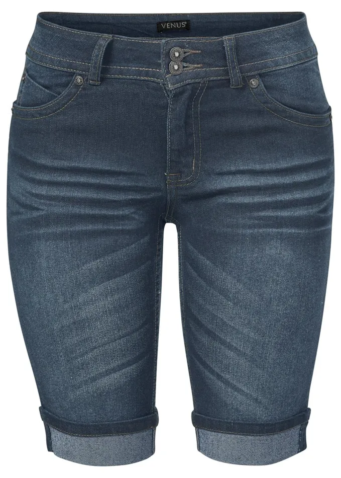 LONG JEAN SHORTS Dark Wash Women VENUS Shorts