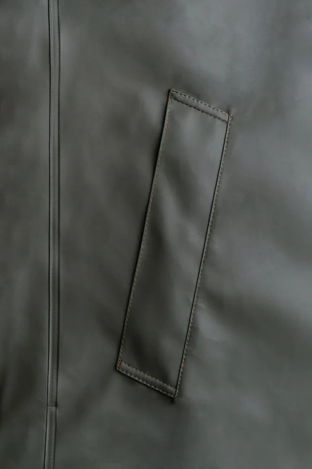 Long Raincoats Women Stutterheim Stockholm Long Winter Jacket Green