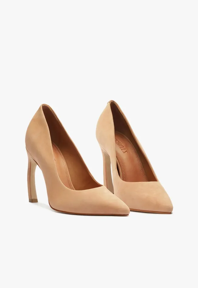 Lou Curve Pump Beige Women Schutz Shoes