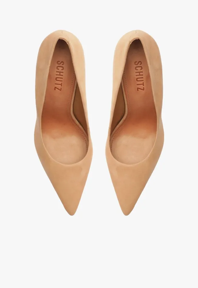 Lou Curve Pump Beige Women Schutz Shoes