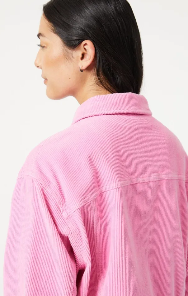 Maren Crop Jacket In Pink Cord Women Mavi Jeans Jackets Maren Crop Jacket In Pink Cord Women Mavi Jeans Jackets