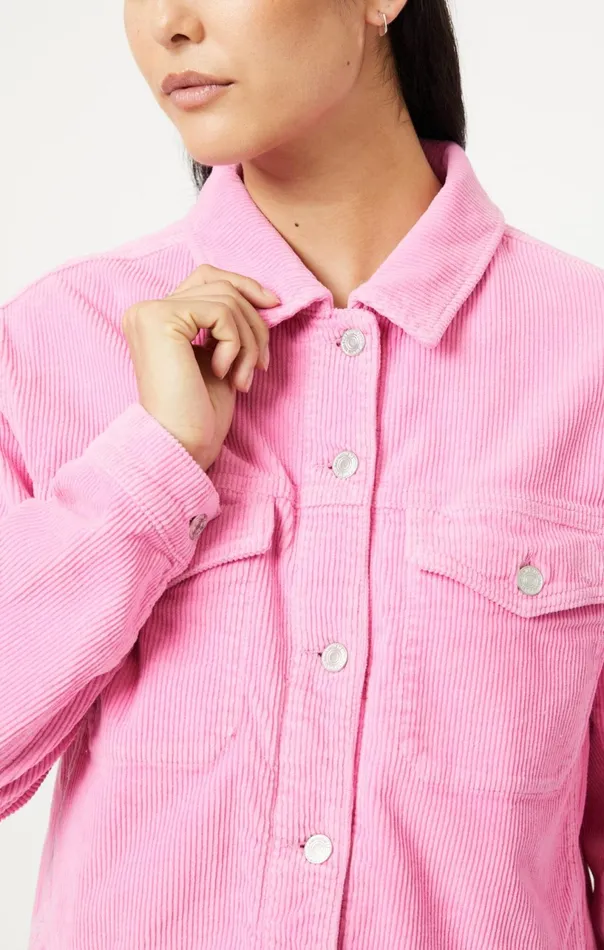 Maren Crop Jacket In Pink Cord Women Mavi Jeans Jackets Maren Crop Jacket In Pink Cord Women Mavi Jeans Jackets